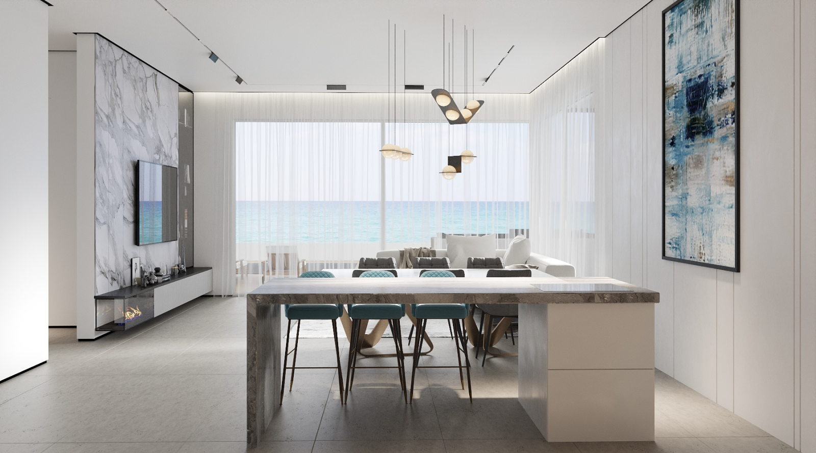 עיצוב פנים מזנון ומטבח