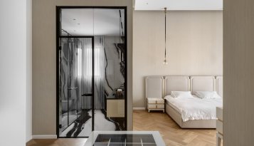 עיצוב מקלחון חדר שינה מעוצב