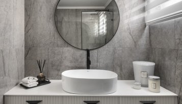 עיצוב חדר אמבטיה לבן סטייל